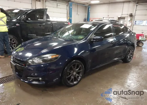 2015 Dodge Dart Sxt из США, поврежденный, VIN 1C3CDFBBXFD403847
